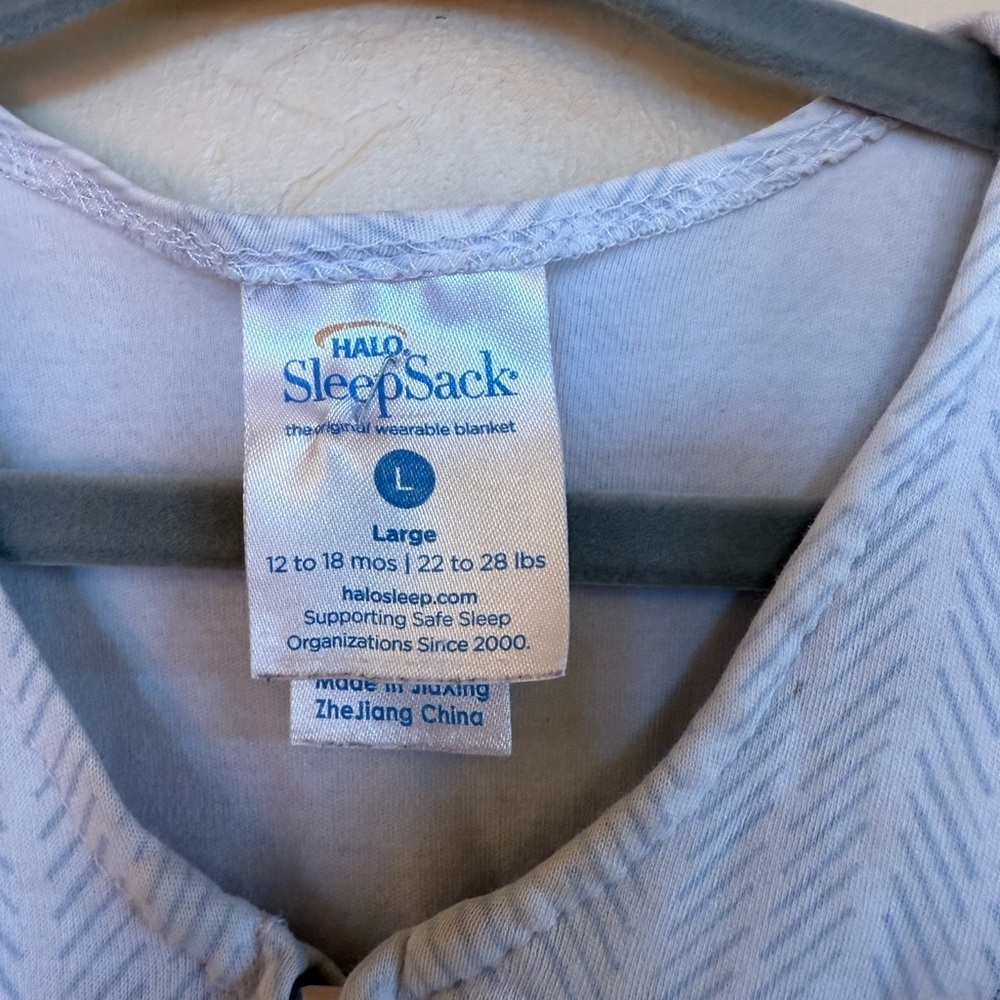 Cozy Kids Sleeveless One Piece in Blue and White - Picture 4 of 4